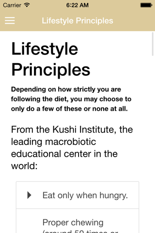 Macrobiotic Diet Guide screenshot 4