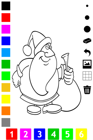 Christmas Coloring Book for Children: Learn to color the holiday season screenshot 3