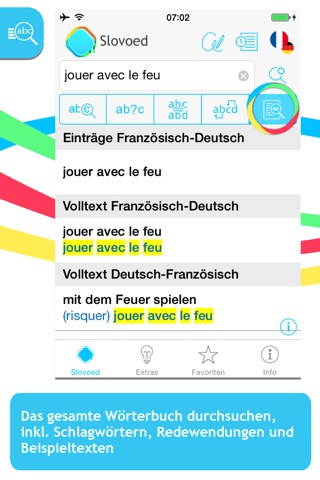 French <-> German Slovoed Classic talking dictionary screenshot 2