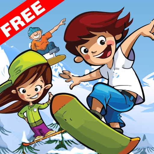 Snowboarding Power - Family Race & Kids racing Fun Snow Mountains Skating Games for xmas & Christmas Holiday Time 2014 iOS App