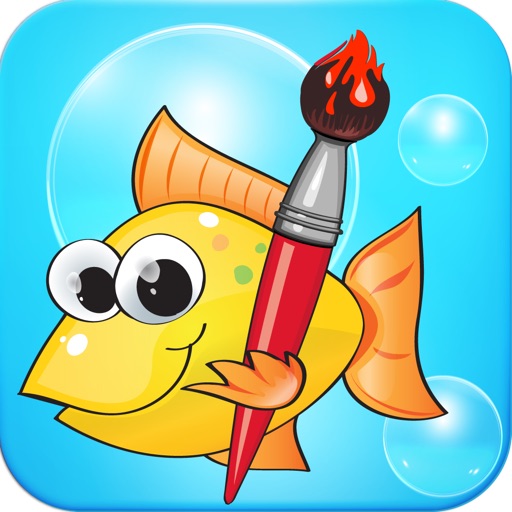 Color the Fish Icon