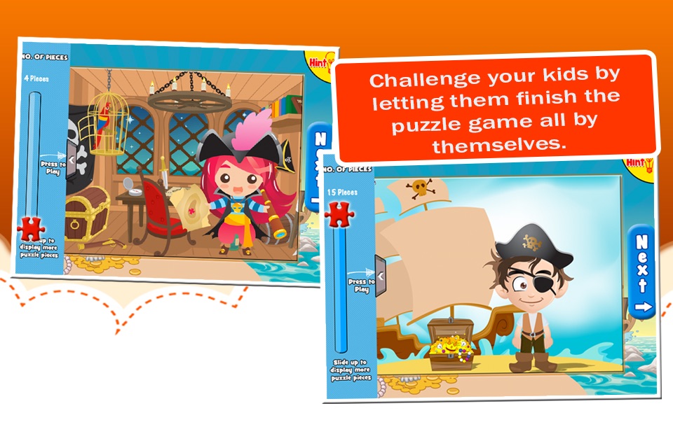 Pirate Jigsaw Puzzles: Puzzle Game for Kids screenshot 4