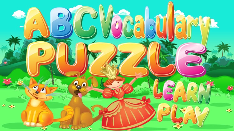 ABC English First Words Puzzles Vocabulary Games