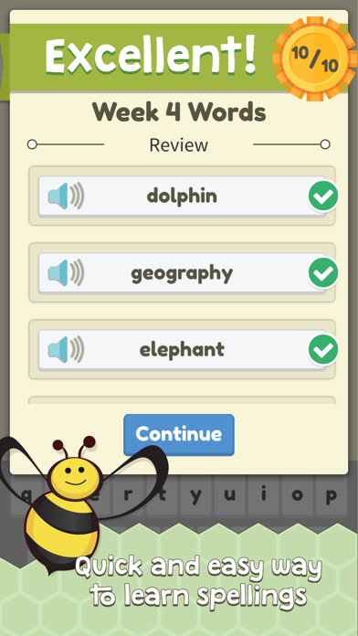 How to cancel & delete Spelling Assistant : Helping you ace the spelling bee! from iphone & ipad 1