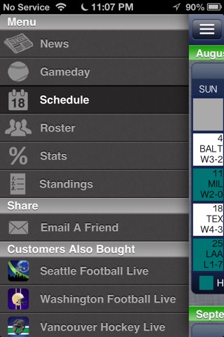 Seattle Baseball Live screenshot 3