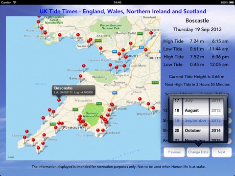 UK Tide Times Pro screenshot 3