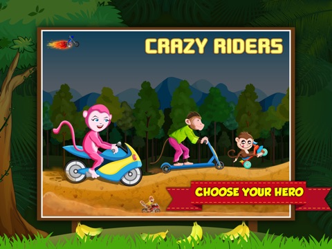 Amazon Race Xtreme HD - new monkey kong hill climb bike race game screenshot 2