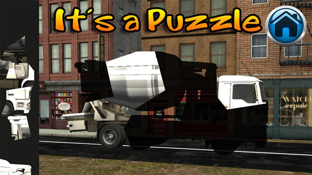 Heavy Trucks Book, Puzzle and a Toy for preschool, toddlers (圖3)-速報App