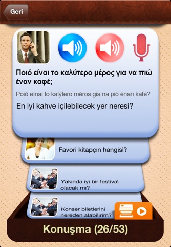 iTalk Greek: Conversation guide - Learn to speak a language with audio phrasebook, vocabulary expressions, grammar exercises and tests for english speakers HD screenshot 3