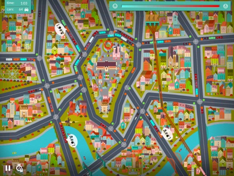 City Rush - control traffic in New York, Krakow, Paris, Vancouver screenshot 2