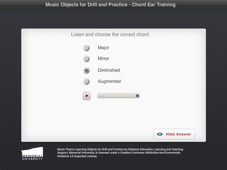 Chord Ear Training