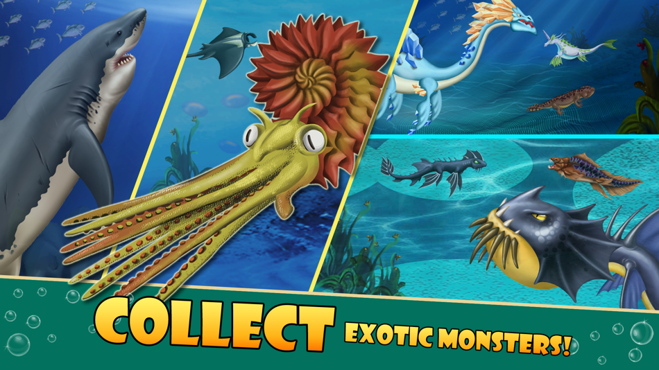 Sea Monster City - Monsters evolution & battle games – (iOS Games) — AppAgg