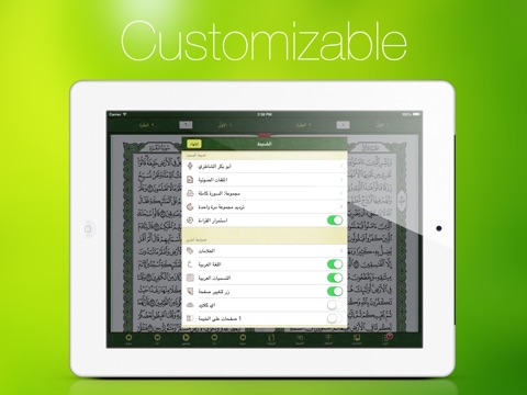 مصحف المدينة Mushaf Al Madinah for iPad screenshot 4