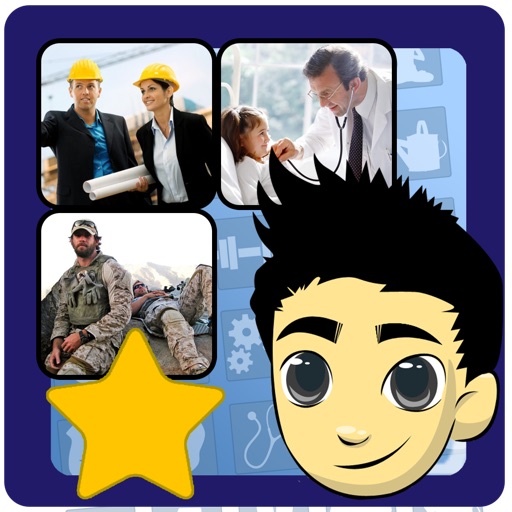 4 pics guess the word of profession quiz game - Train your mind up mate and become number one! PREMIUM by The Other Games icon