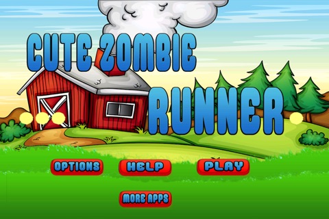 Cute Zombie Runner - Run Little Zombie Over Farm Bridge Fast! - FREE FUN screenshot 4