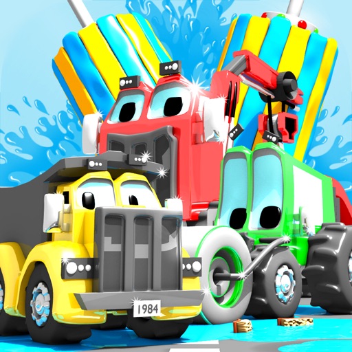 Crazy Construction Truck Wash - Fun Cleaning Game for Kids Icon