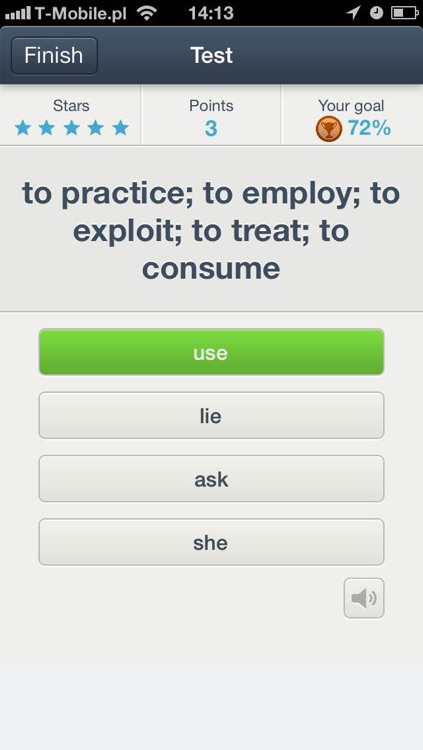 Vocabla: IELTS Exam. Play & learn 1000 English words and improve vocabulary in easy tests.