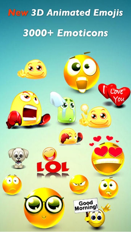 3D Animated Emoji PRO + Emoticons - SMS,MMS,WhatsApp Smileys Animoticons Stickers screenshot-0