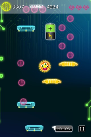 Annoying Glow Virus Jump - Monsters in the Machine screenshot 3