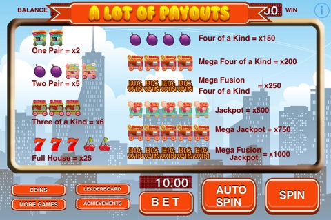Mini Food Truck Slots Free - Ace 777 Slot Machine of Food Vans Casino! Spin the Awesome Fortune Wheel to Win the Big Prize! screenshot 2