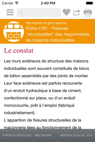 Fiches pathologie bâtiment screenshot 2