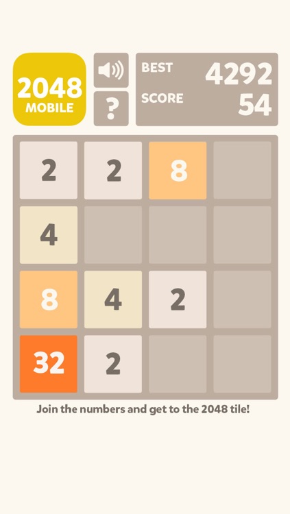 2048 Mobile Logic Game - Join the numbers screenshot-3