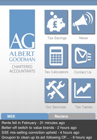 Albert Goodman LLP screenshot 2