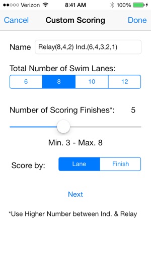 Swim Meet Scoring Plus(圖3)-速報App