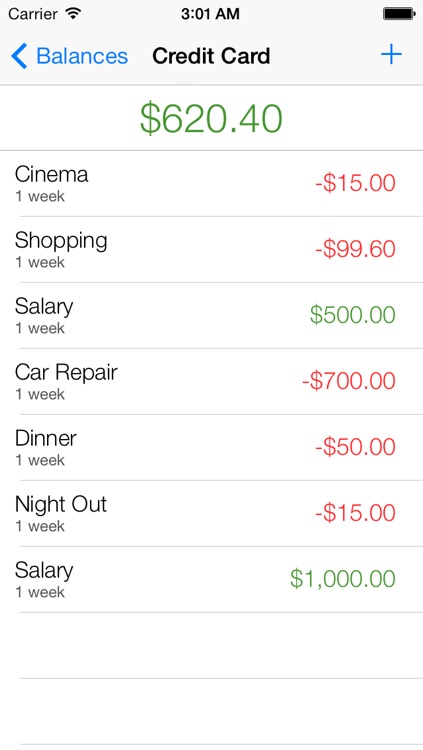 Balances - Simple Expense Tracker