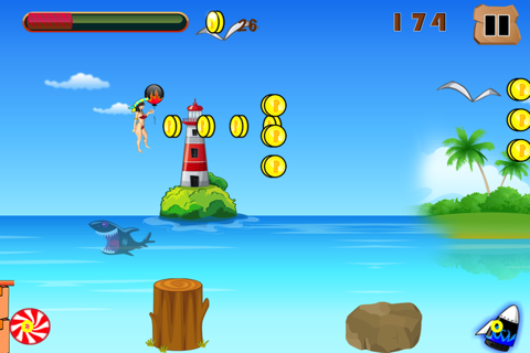 Bikini Beach Shark Jump Escape screenshot 3