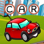 ABC car games for children Train your word spelling skills of cars and vehicles for kindergarten and pre-school