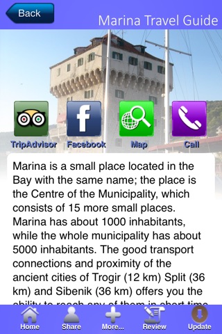 Marina - Travel guide screenshot 3
