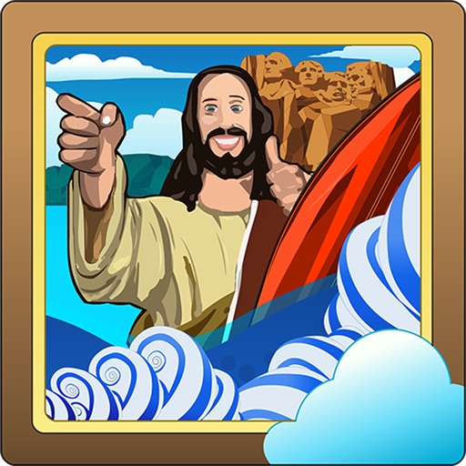 Buddy Jesus and the Surfing Disciples - Free Racing Game iOS App