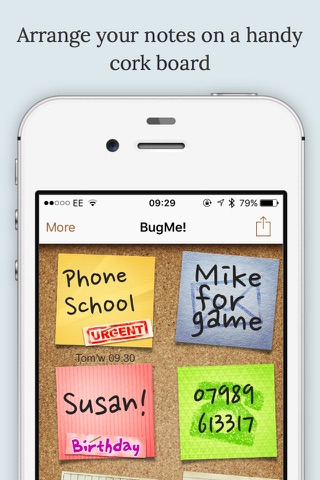 BugMe! Stickies - Ink Notepad with Alarms & Reminders screenshot 2