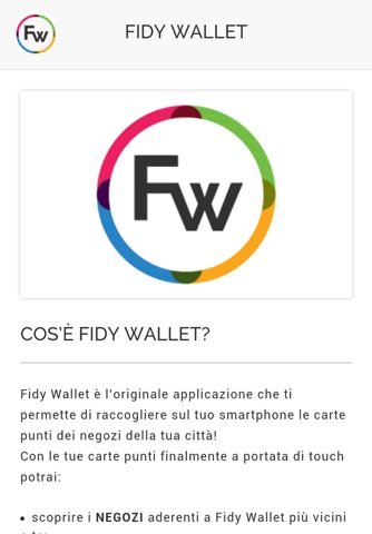 Fidy Wallet - Carte fedeltà screenshot 3