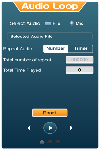Audio Loop - Play audio over and over screenshot 2