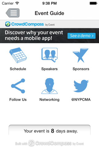 NYPCMA Events App screenshot 3