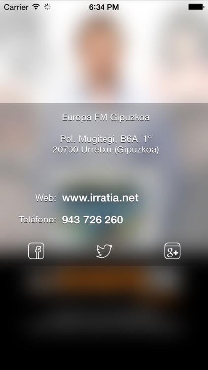 Europa FM Gipuzkoa.