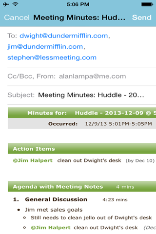 Less Meeting screenshot 4
