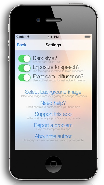 Light meter wheel screenshot-3