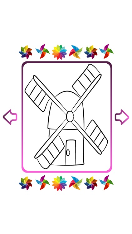 Magic Windmill Coloring