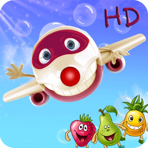 Aviator:Fruit And Number-Preschool Math Free:Kids Game HD Icon
