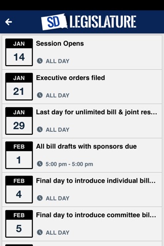 South Dakota Legislature & Gov. screenshot 3