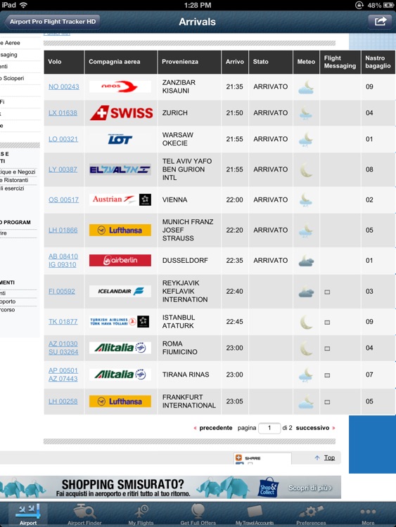 Milano Malpensa Airport Pro (MXP) + Tracker HD screenshot-3