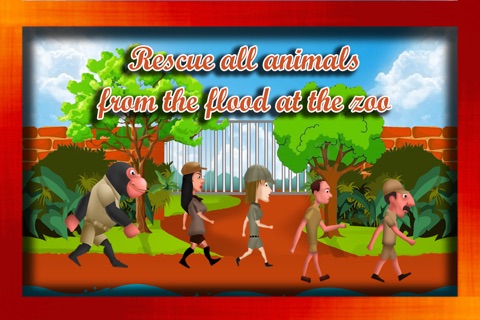 Zoo Theme Park Adventure : Release & Rescue the Caged Animals from the Flood - Free Edition screenshot 2