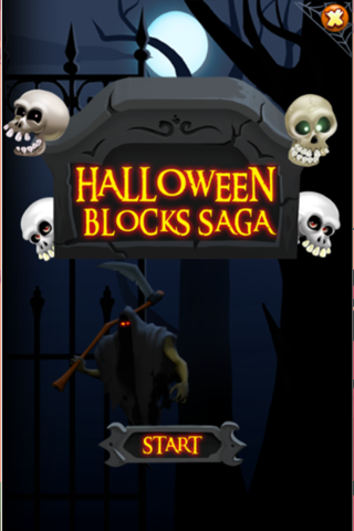 Halloween Blocks Saga - Puzzle Game With Scary and Creepy Halloween Theme screenshot 2
