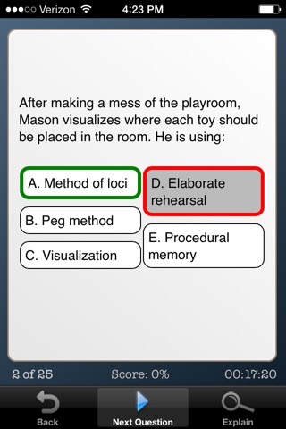 500 AP Psychology Questions 5 Steps to a 5 screenshot 4