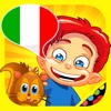 Italian for Kids: play, learn and discover the world - children learn a language through play activities: fun quizzes, flash card games and puzzles