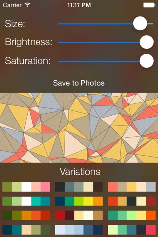 Triangles - Beautiful wallpapers created by yourself screenshot 3
