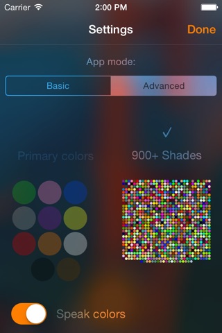 Colorspeak screenshot 3